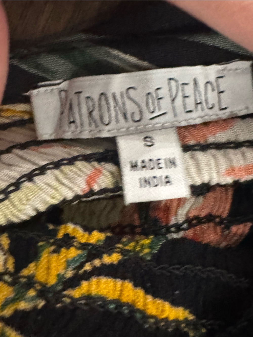 Patrons of Peace Black Tropical Strapless Wide-Leg Jumpsuit - Picture 5 of 9